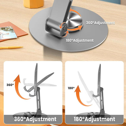 Aluminium 360-degree Rotatable Phone/Tablet Stand